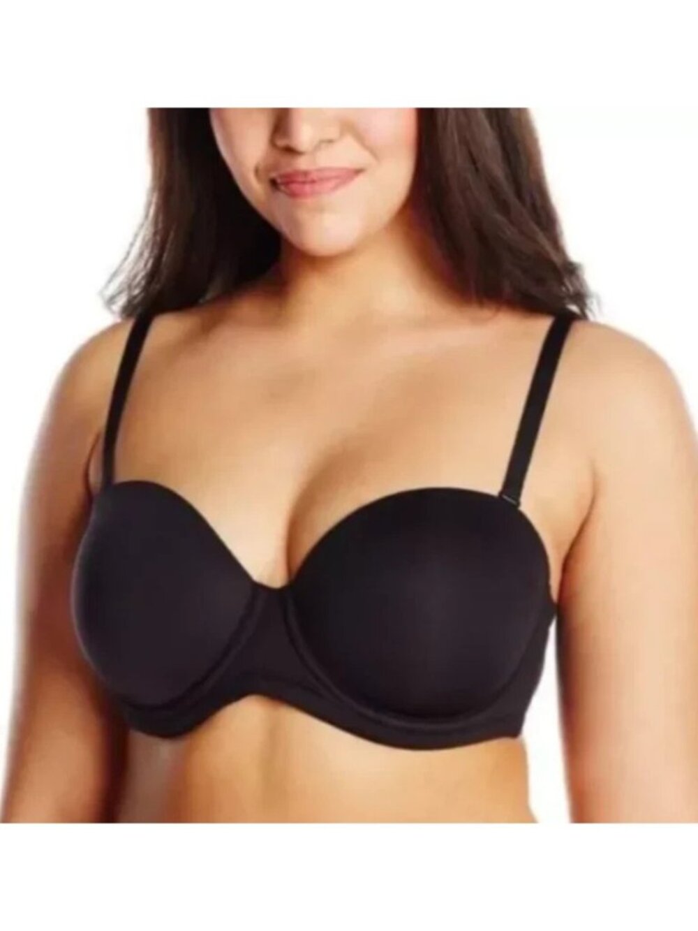 NEW Wacoal Black 854119 Red Carpet Convertible Strapless Bra Size 34H Black